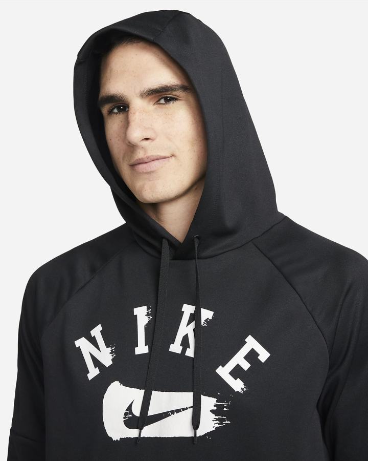 Sudadera Con Capucha Nike Therma-FIT Estampadas Baseball Hombre Negras | PKBNL-6810