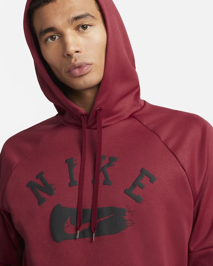 Sudadera Con Capucha Nike Therma-FIT Estampadas Baseball Hombre Rojas | WSQRN-2497