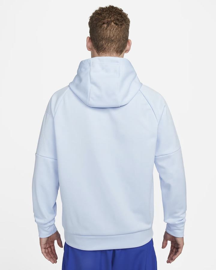 Sudadera Con Capucha Nike Therma-FIT Fitness Hombre Azules Azul Real Negras | BEWCL-9764