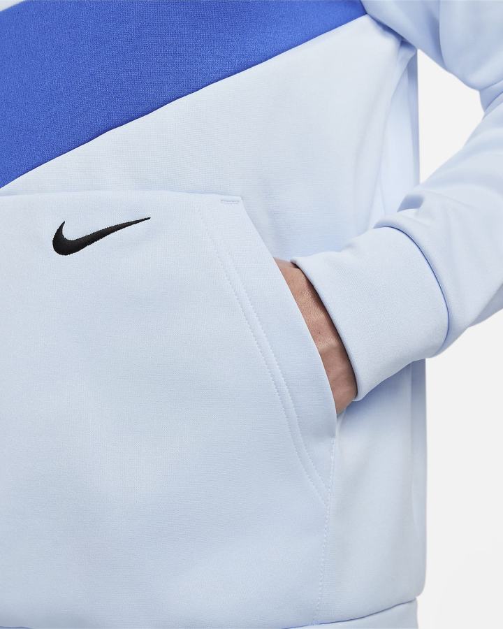 Sudadera Con Capucha Nike Therma-FIT Fitness Hombre Azules Azul Real Negras | BEWCL-9764