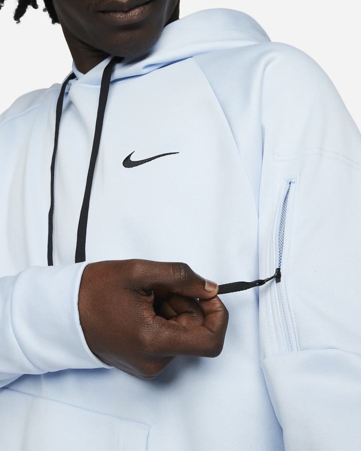 Sudadera Con Capucha Nike Therma-FIT Fitness Hombre Azules Negras | BIGSD-9160