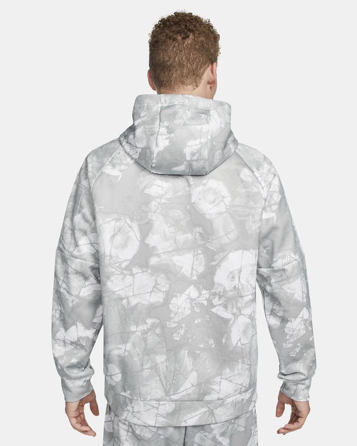 Sudadera Con Capucha Nike Therma-FIT Fitness Hombre Gris Claro Negras | FPDQU-3561
