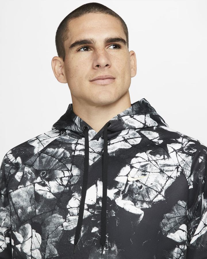 Sudadera Con Capucha Nike Therma-FIT Fitness Hombre Negras | JUPTQ-7349