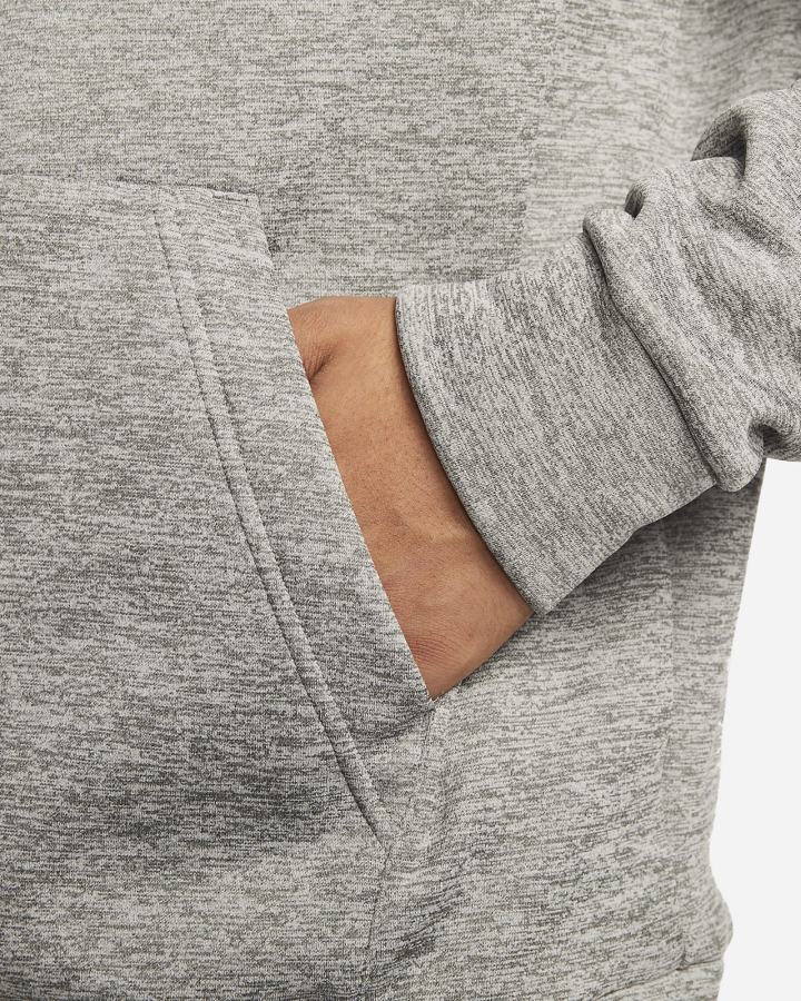 Sudadera Con Capucha Nike Therma-FIT Fitness Hombre Gris Oscuro Negras | KDBXI-0697