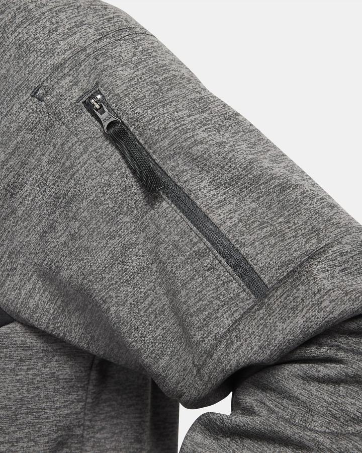 Sudadera Con Capucha Nike Therma-FIT Fitness Hombre Gris Gris Oscuro Negras | LQJRH-3298