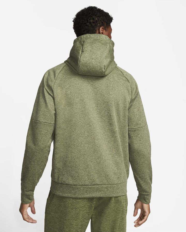 Sudadera Con Capucha Nike Therma-FIT Fitness Hombre Verde Negras | NMQXK-6920