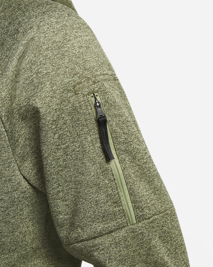 Sudadera Con Capucha Nike Therma-FIT Fitness Hombre Verde Negras | NMQXK-6920