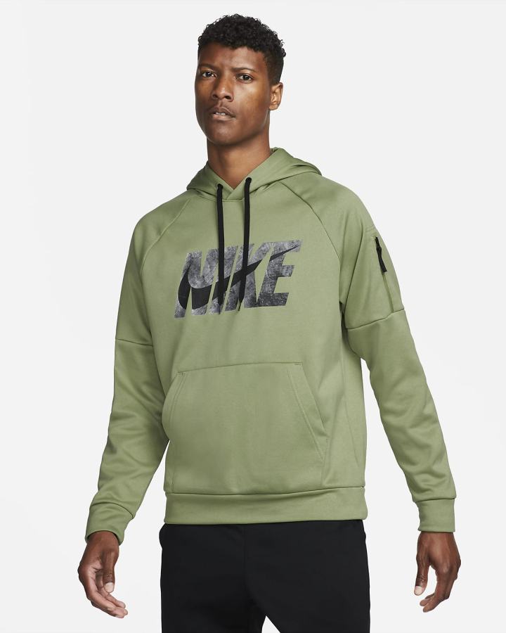 Sudadera Con Capucha Nike Therma-FIT Fitness Hombre Negras | PHLJC-4279