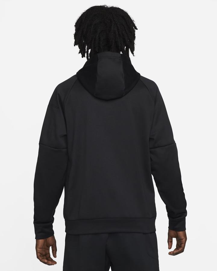 Sudadera Con Capucha Nike Therma-FIT Fitness Hombre Negras Gris | RUXOH-7960