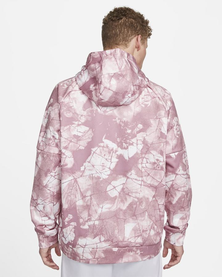 Sudadera Con Capucha Nike Therma-FIT Fitness Hombre Rosas Negras | UKDQM-4719