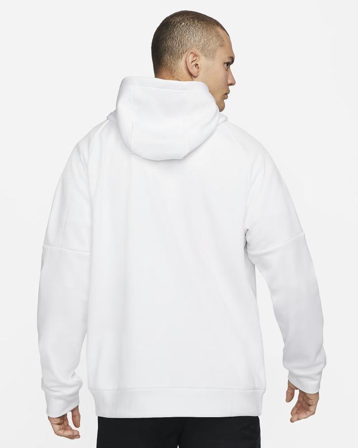 Sudadera Con Capucha Nike Therma-FIT Full-Zip Fitness Hombre Blancas Negras | ITRFW-1457