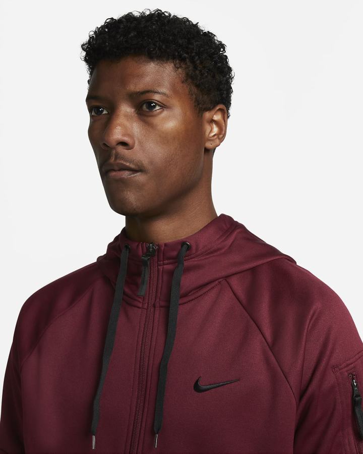 Sudadera Con Capucha Nike Therma-FIT Full-Zip Fitness Hombre Negras | JNRBC-2178