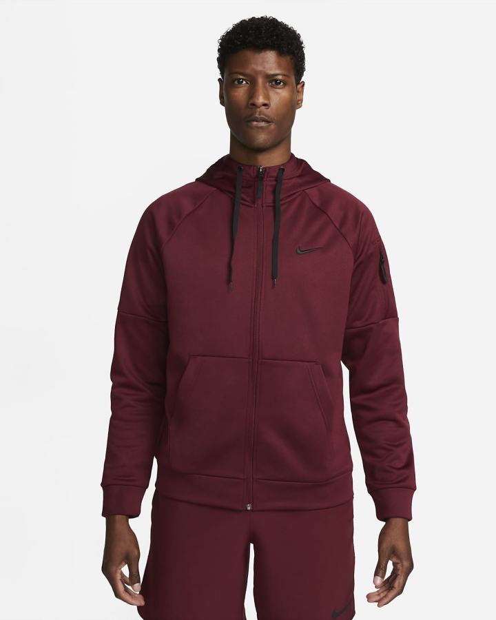 Sudadera Con Capucha Nike Therma-FIT Full-Zip Fitness Hombre Negras | JNRBC-2178