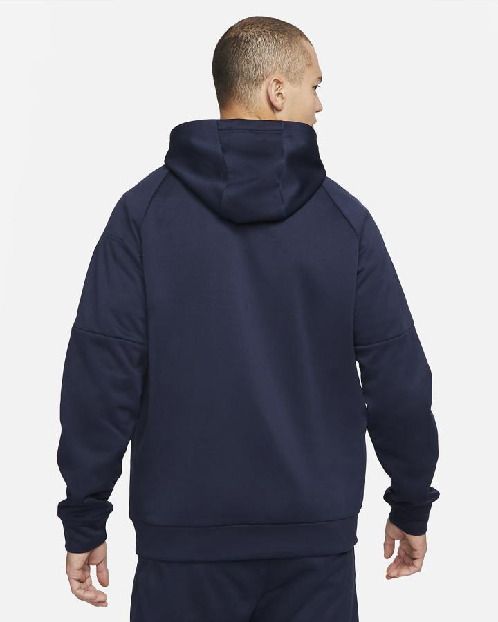 Sudadera Con Capucha Nike Therma-FIT Full-Zip Fitness Hombre Obsidian Negras | KVXFQ-0467
