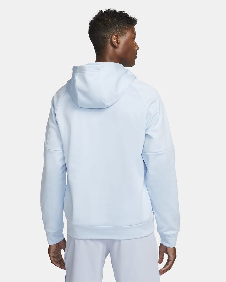 Sudadera Con Capucha Nike Therma-FIT Full-Zip Fitness Hombre Azules Negras | SENWH-4710