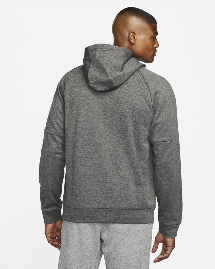 Sudadera Con Capucha Nike Therma-FIT Full-Zip Fitness Hombre Gris Gris Oscuro Negras | XIAZT-5870