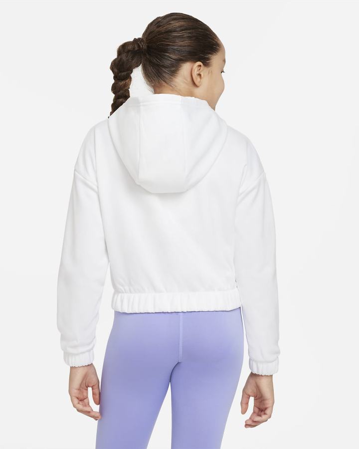 Sudadera Con Capucha Nike Therma-FIT Kids (Extended Size) Niña Blancas | OREKV-4376