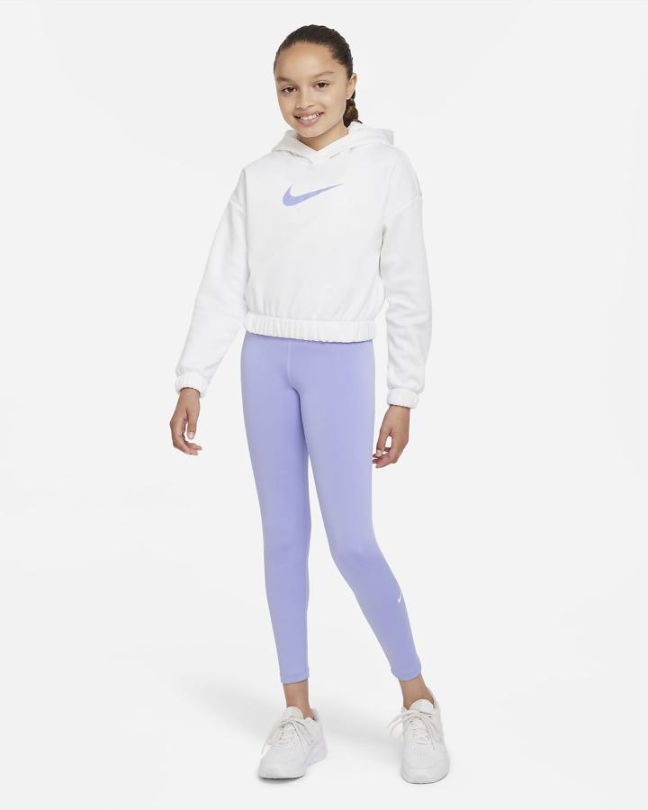 Sudadera Con Capucha Nike Therma-FIT Kids (Extended Size) Niña Blancas | OREKV-4376