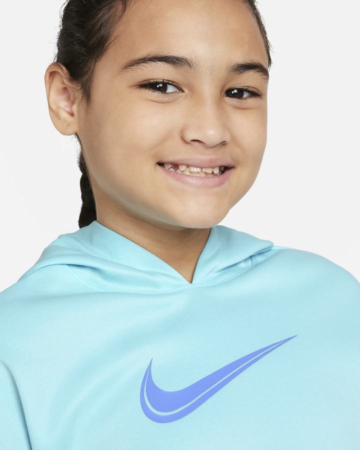 Sudadera Con Capucha Nike Therma-FIT Kids Training Niña Blancas | SYLZF-1028