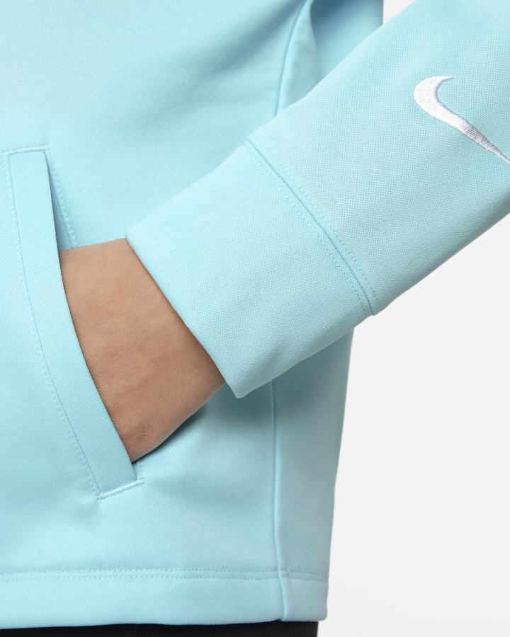 Sudadera Con Capucha Nike Therma-FIT Kids Training Niña Blancas | SYLZF-1028