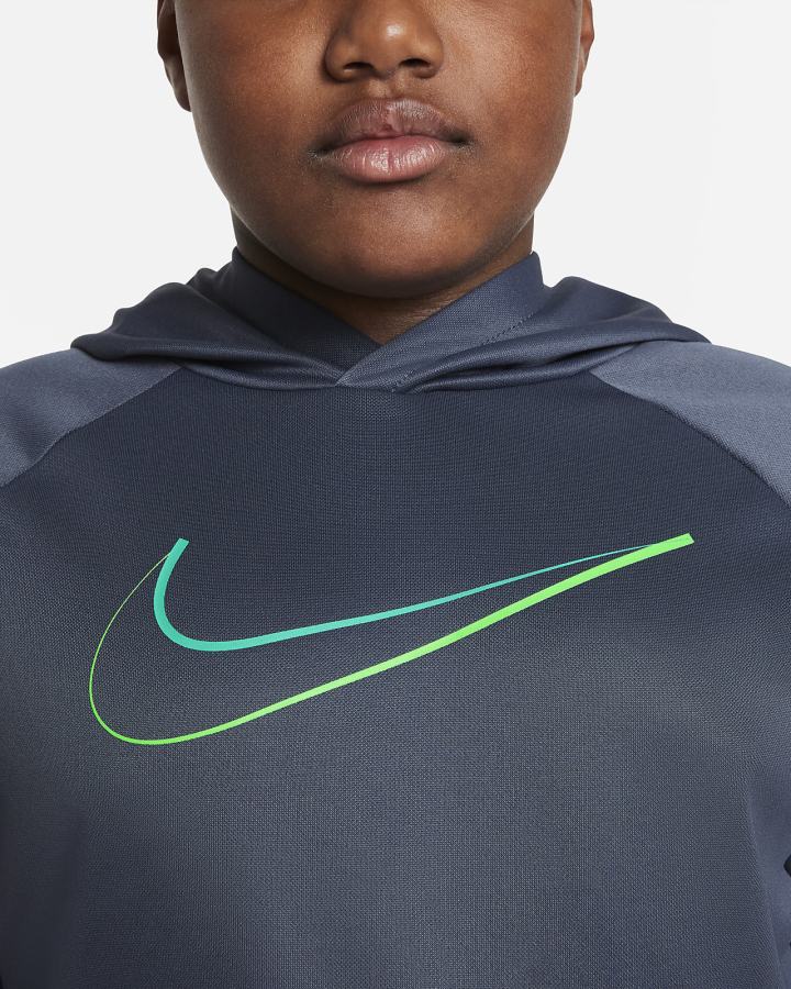 Sudadera Con Capucha Nike Therma-FIT Kids Estampadas Niño Azules Verde | VGUBY-9634