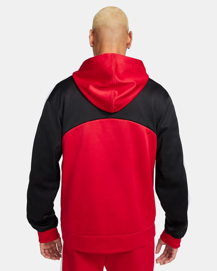 Sudadera Con Capucha Nike Therma-FIT Starting 5 Basketball Hombre Rojas Negras Blancas | GNDFS-2974