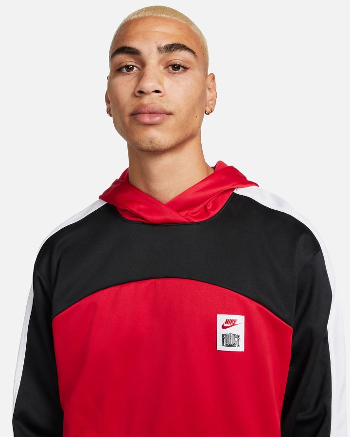 Sudadera Con Capucha Nike Therma-FIT Starting 5 Basketball Hombre Rojas Negras Blancas | GNDFS-2974