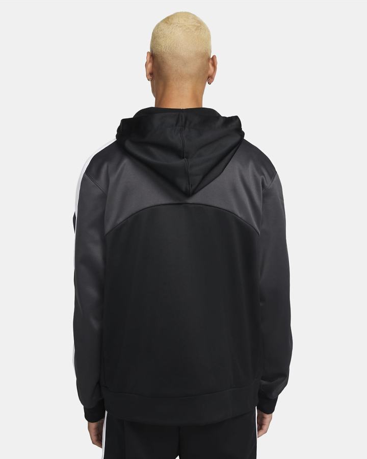 Sudadera Con Capucha Nike Therma-FIT Starting 5 Basketball Hombre Negras Gris Oscuro Blancas | HAZTV-6579