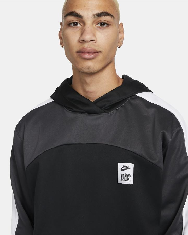 Sudadera Con Capucha Nike Therma-FIT Starting 5 Basketball Hombre Negras Gris Oscuro Blancas | HAZTV-6579