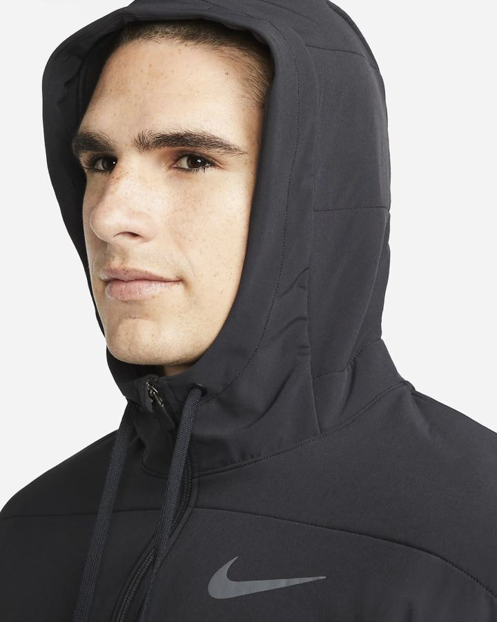 Sudadera Con Capucha Nike Therma-FIT Winterized Full-Zip Training Hombre Negras Gris | WNMRE-9564