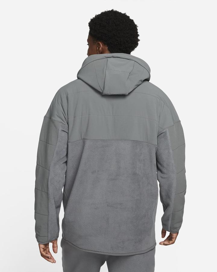 Sudadera Con Capucha Nike Therma-FIT Winterized Full-Zip Training Hombre Gris Negras | ZTXHR-7041