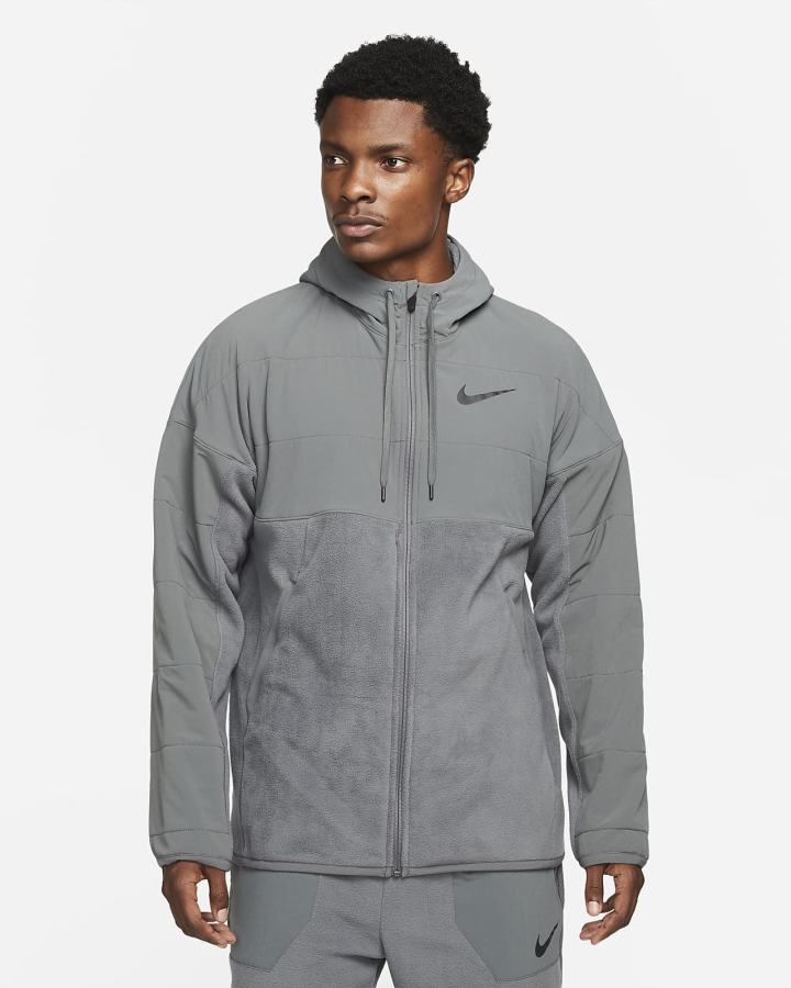 Sudadera Con Capucha Nike Therma-FIT Winterized Full-Zip Training Hombre Gris Negras | ZTXHR-7041