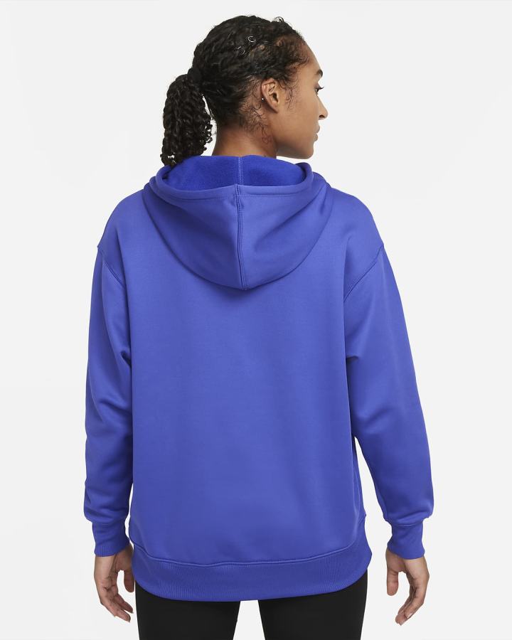Sudadera Con Capucha Nike Therma Training Mujer Verde Blancas | DAWGT-7561