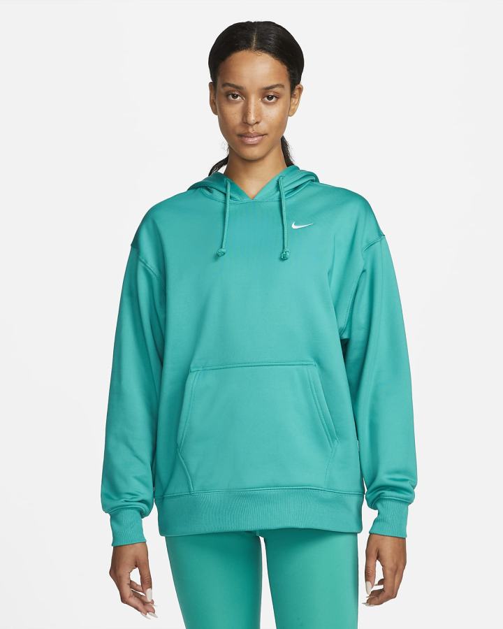 Sudadera Con Capucha Nike Therma Training Mujer Verde Blancas | DAWGT-7561