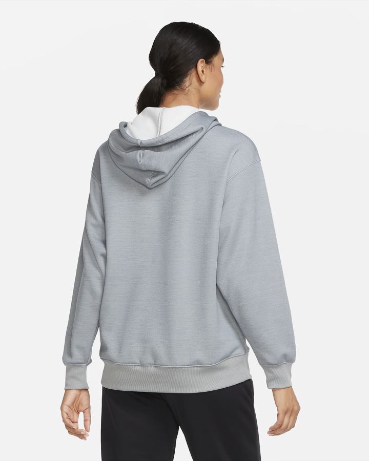 Sudadera Con Capucha Nike Therma Training Mujer Gris Negras | ZYQKC-2601