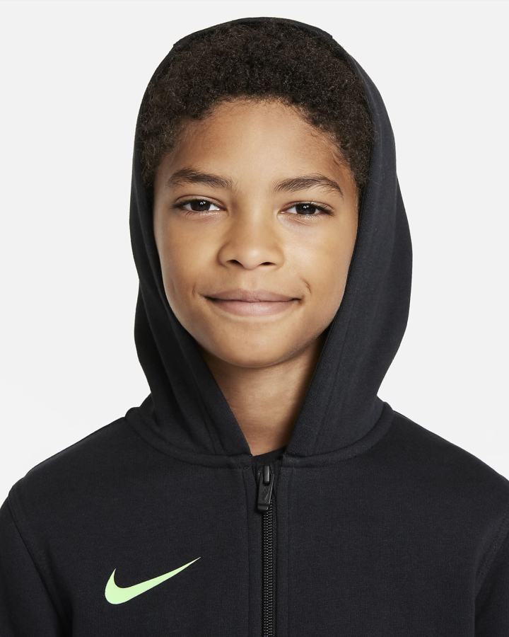 Sudadera Con Capucha Nike Tottenham Hotspur Club Fleece Kids Full-Zip Niño Negras Verde | BMQJF-8572
