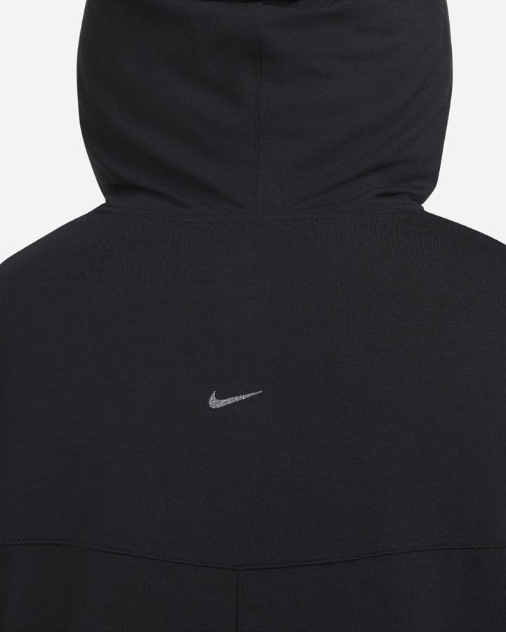Sudadera Con Capucha Nike Yoga Dri-FIT Fleece Mujer Negras Gris | GUEIA-5374