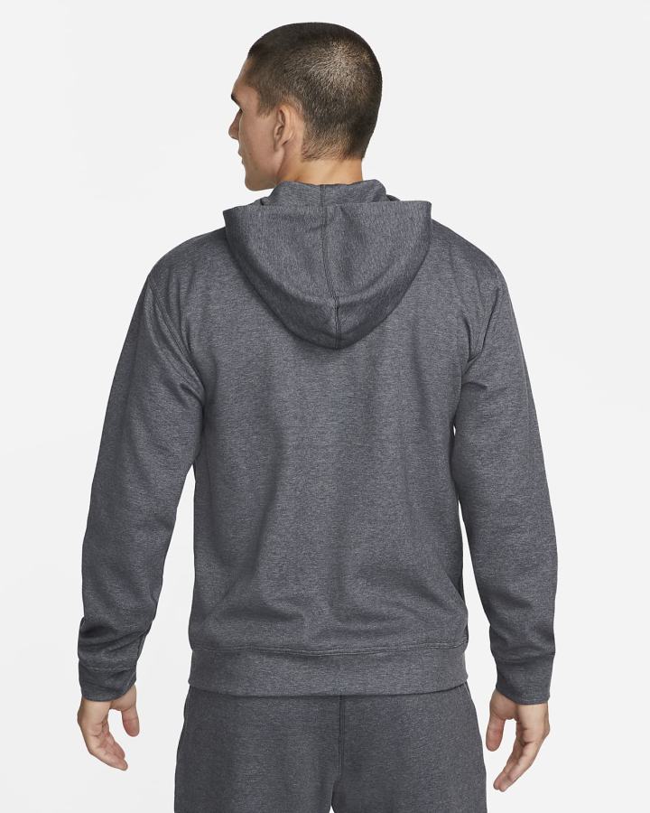 Sudadera Con Capucha Nike Yoga Dri-FIT Full-Zip Fleece Hombre Negras | TCFSE-9564
