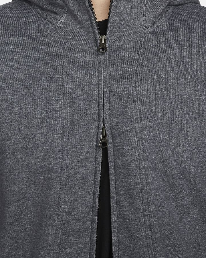 Sudadera Con Capucha Nike Yoga Dri-FIT Full-Zip Fleece Hombre Negras | TCFSE-9564