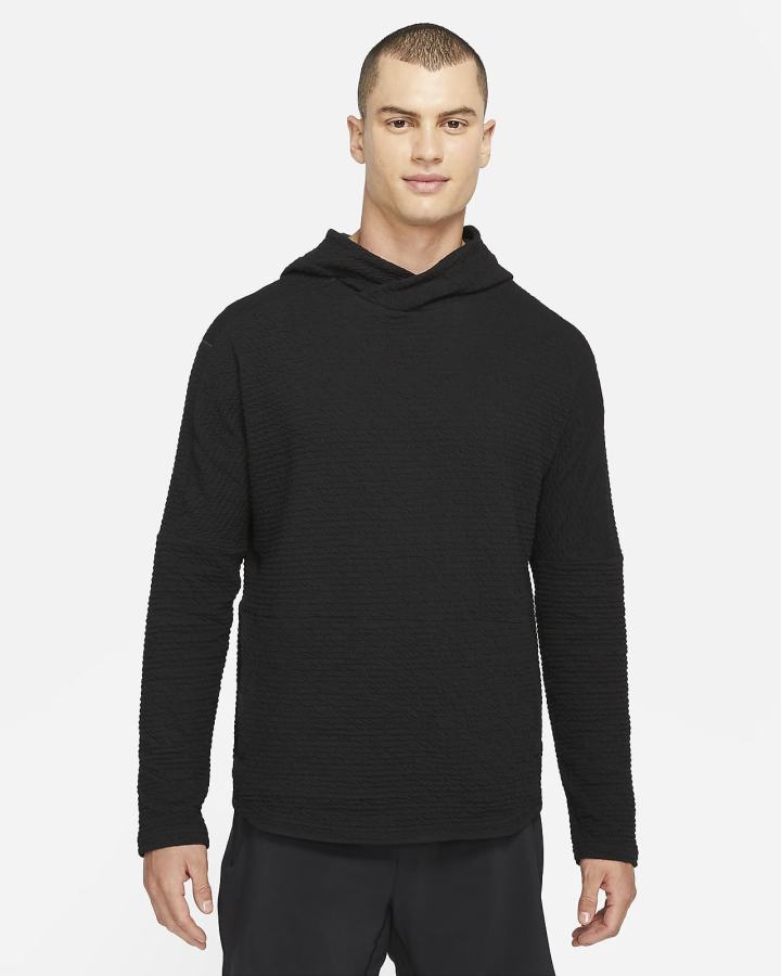Sudadera Con Capucha Nike Yoga Hombre Negras | ZMOBV-7362