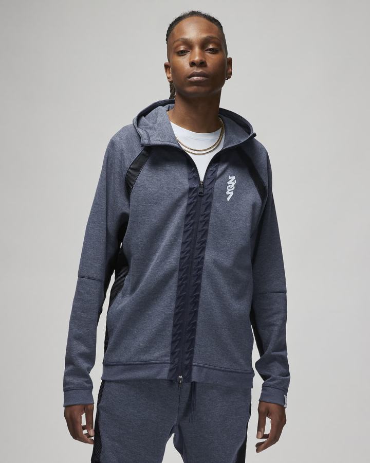 Sudadera Con Capucha Nike Zion Hombre Azul Marino | FJYEG-5940