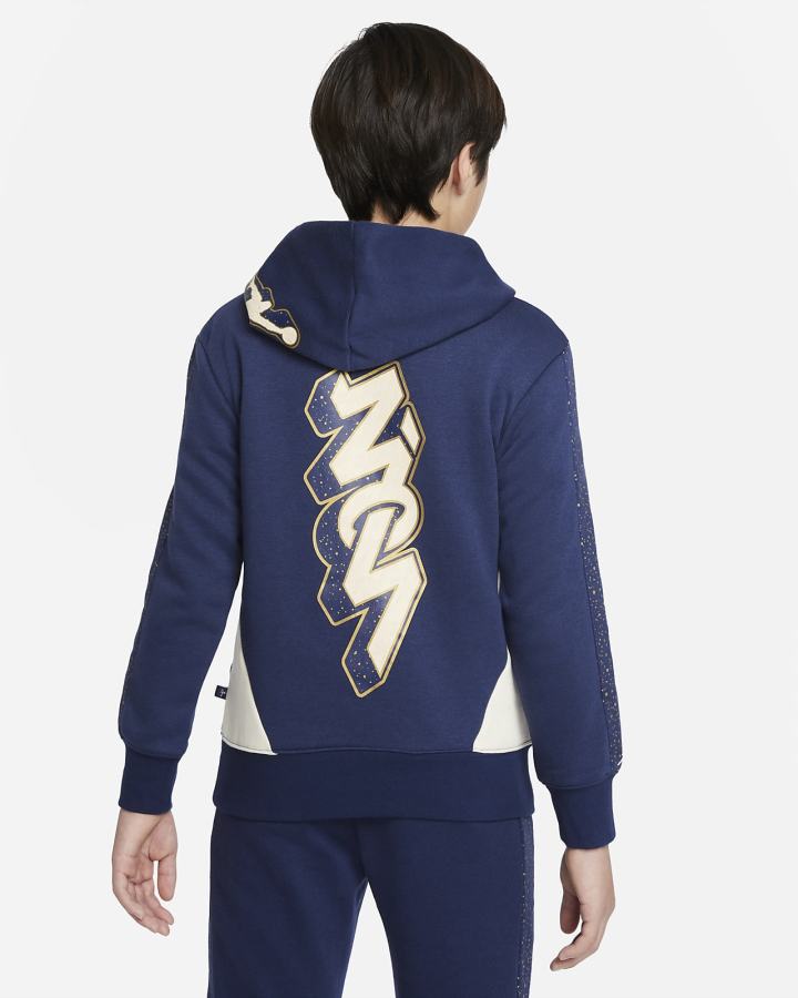 Sudadera Con Capucha Nike Zion Kids Niño Azul Marino | LVUAK-7912