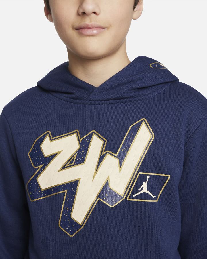 Sudadera Con Capucha Nike Zion Kids Niño Azul Marino | LVUAK-7912