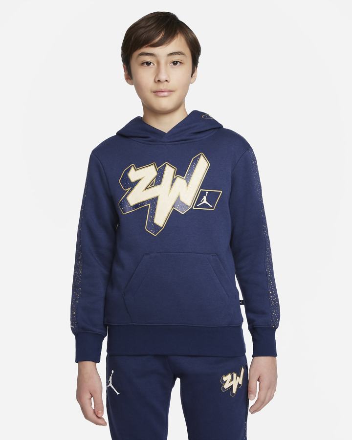 Sudadera Con Capucha Nike Zion Kids Niño Azul Marino | LVUAK-7912