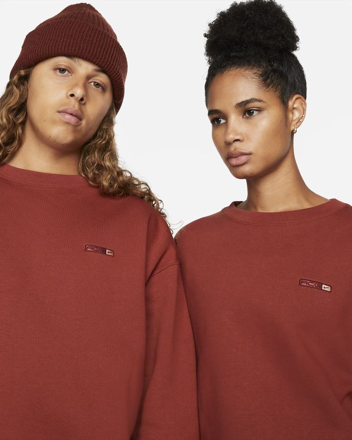 Sudaderas Nike ACG Therma-FIT Crew Mujer Gris Marrones | APZUY-1720