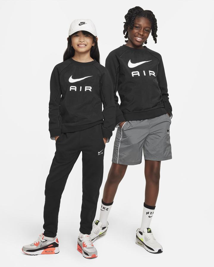 Sudaderas Nike Air Kids Niña Negras | XFRVS-2861
