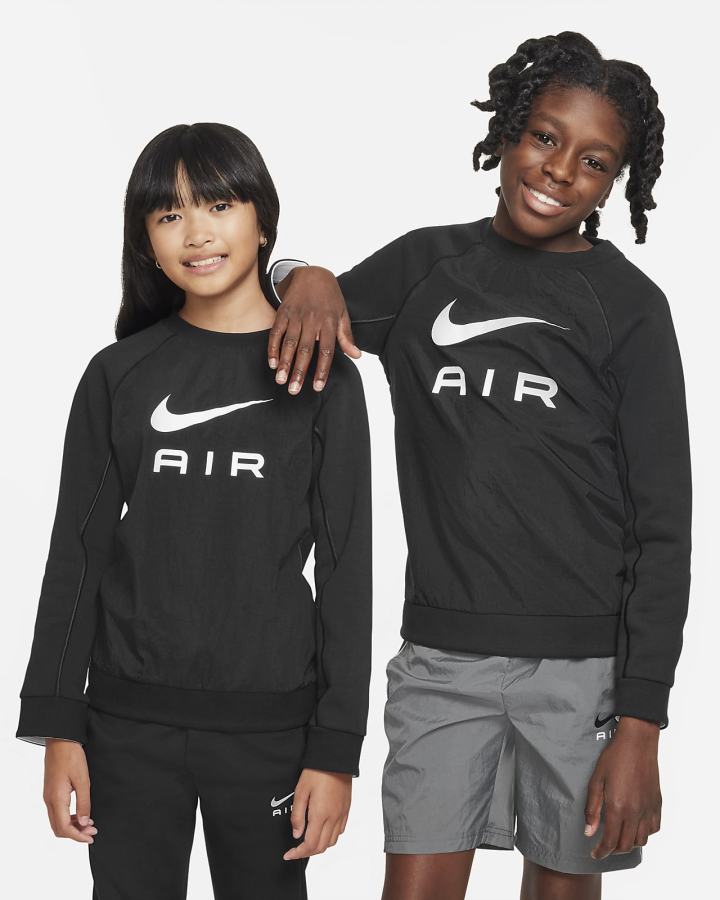 Sudaderas Nike Air Kids Niña Negras | XFRVS-2861