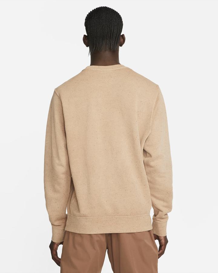 Sudaderas Nike Club Fleece+ Crew Hombre Beige | LVJOQ-8930