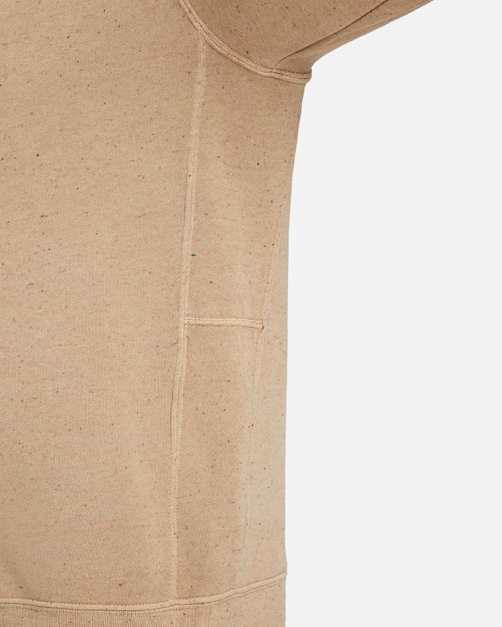 Sudaderas Nike Club Fleece+ Crew Hombre Beige | LVJOQ-8930
