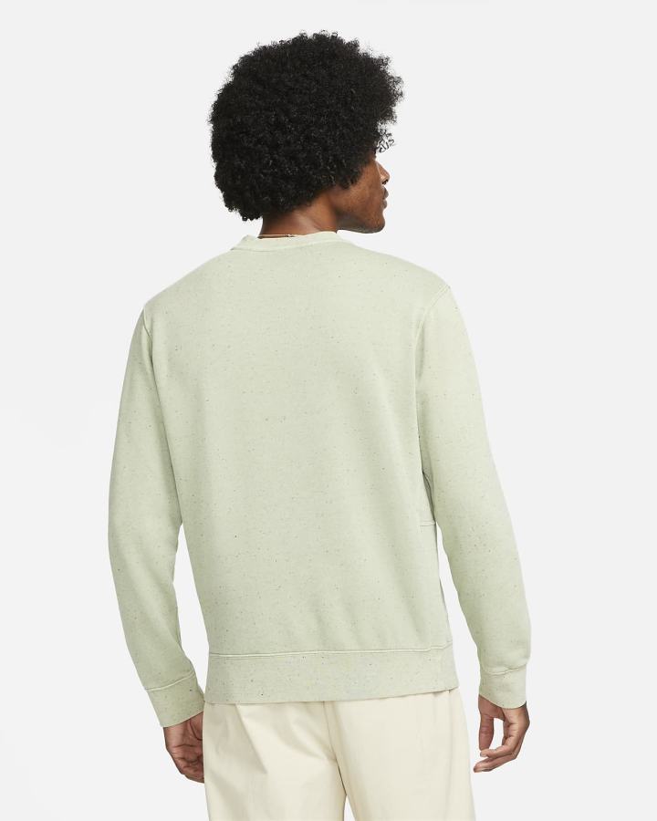 Sudaderas Nike Club Fleece+ Crew Mujer Verde | PMREL-4683